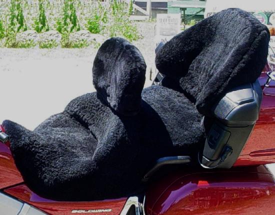 A Custom Seatcover on a 2001 Honda Goldwing 1800GL seat