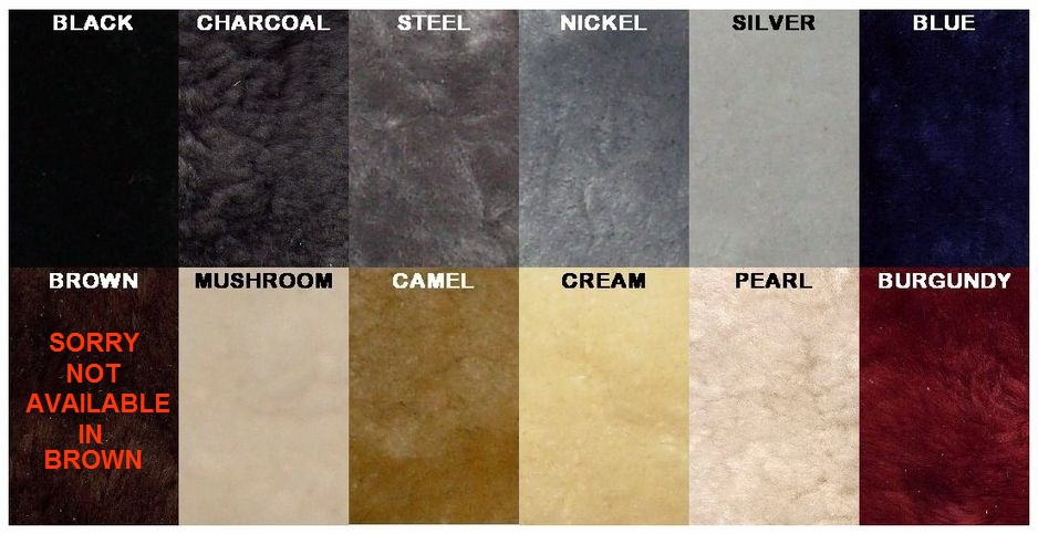 Color Guide for Steering Wheel Covers