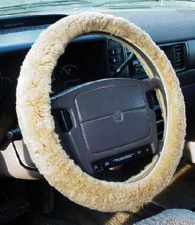 Sheepskin Steering Wheel Cover