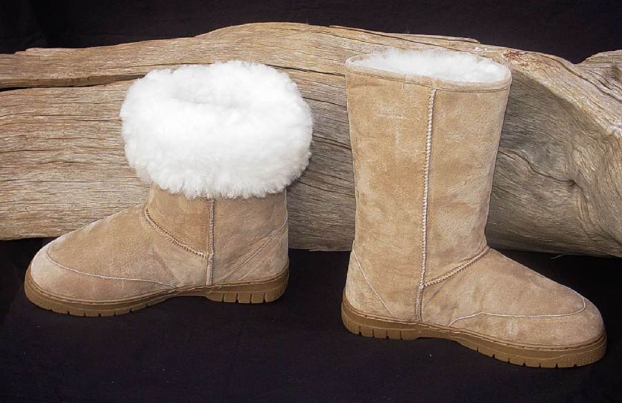 Sheepskin Slipper Boots