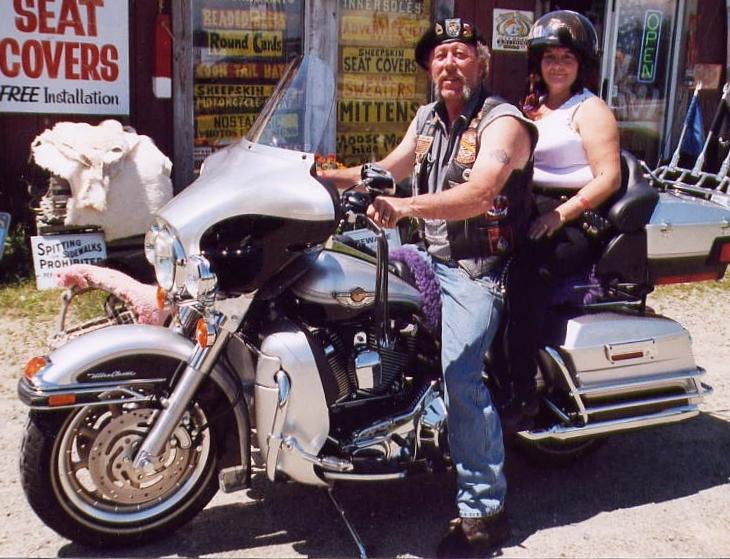 Paula & Norman 2003 HD Ultra Classic ElectraGlide 100 Anniversary